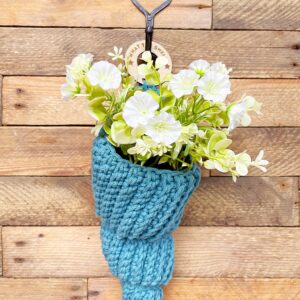 shell yeah crochet pattern spiral basket hanging shell pdf