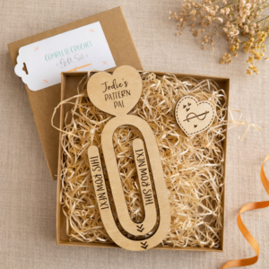 pattern pal & needle minder set complete crochet gift set