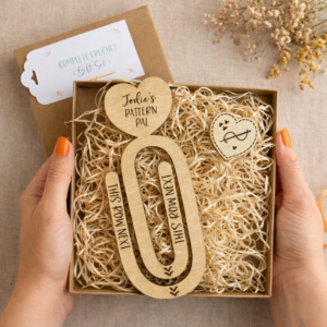 pattern pal & needle minder set complete crochet gift set