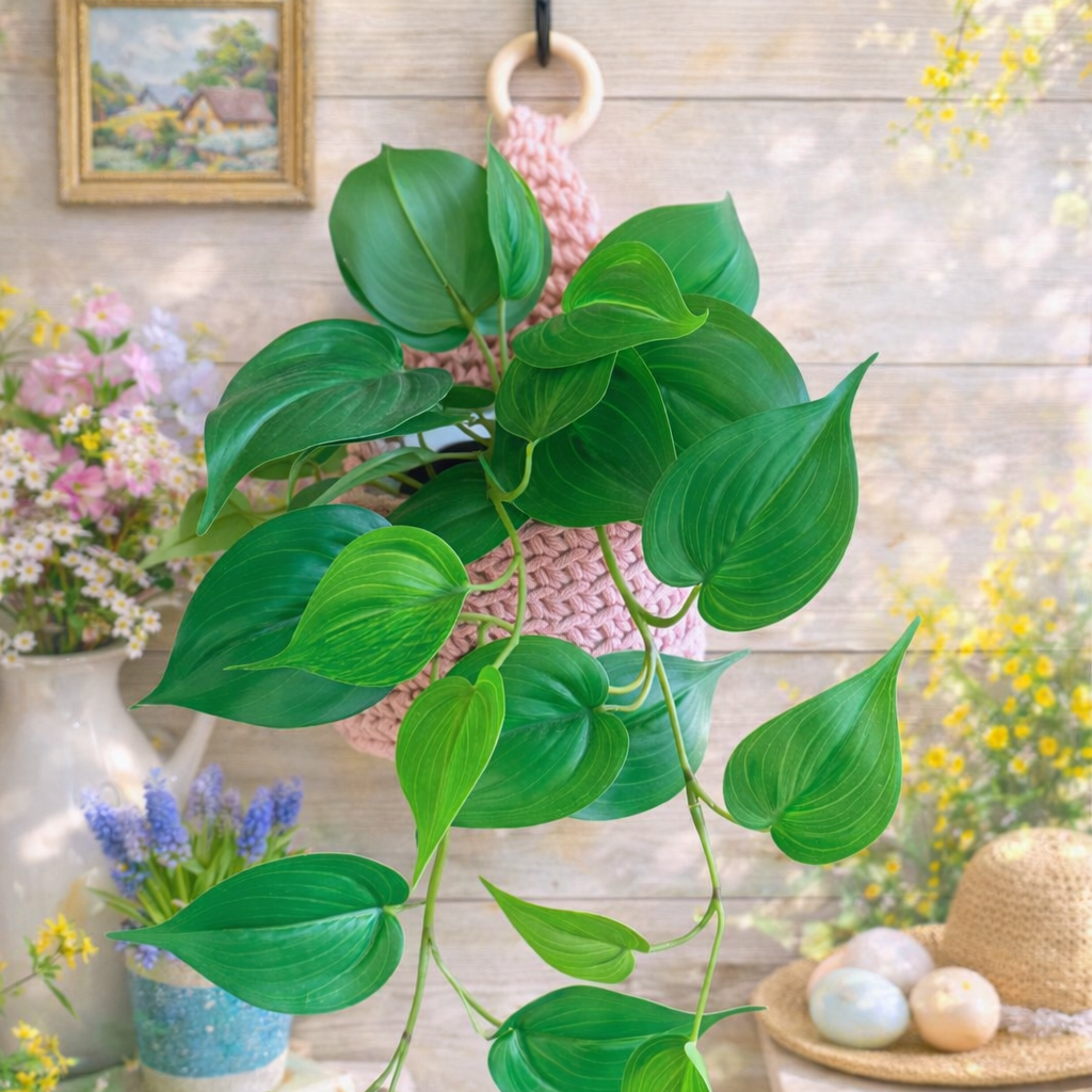 hanging basket crochet kit for plants and home storage