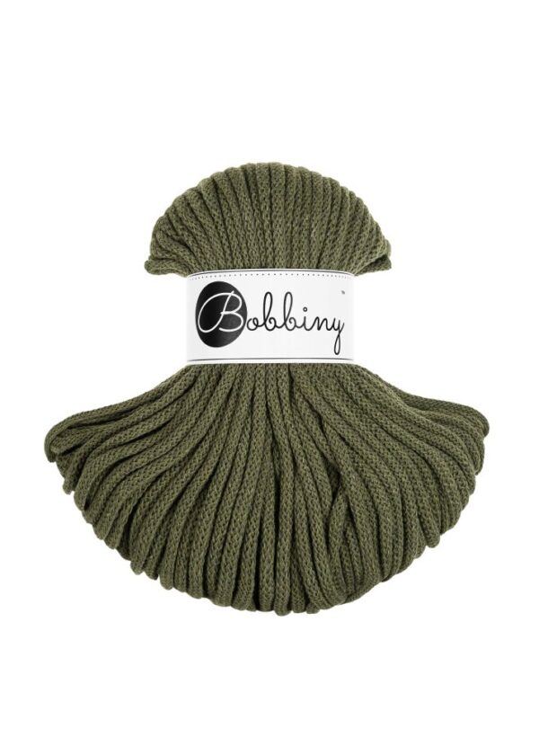 Bobbiny - 5 mm Gevlochten Macramé-Koord - Pauwblauw - 100 Meter - 100