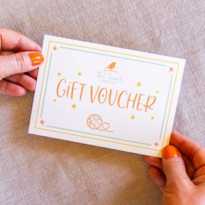 crochet gift vouchers printed & posted gift voucher