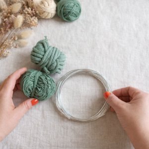 stems and leaves pack for spring tulips crochet kit