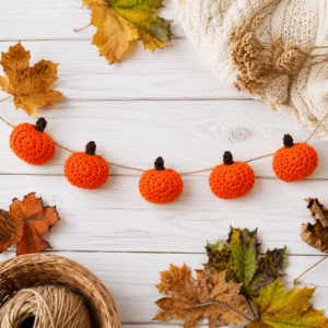 how to crochet mini pumpkins
