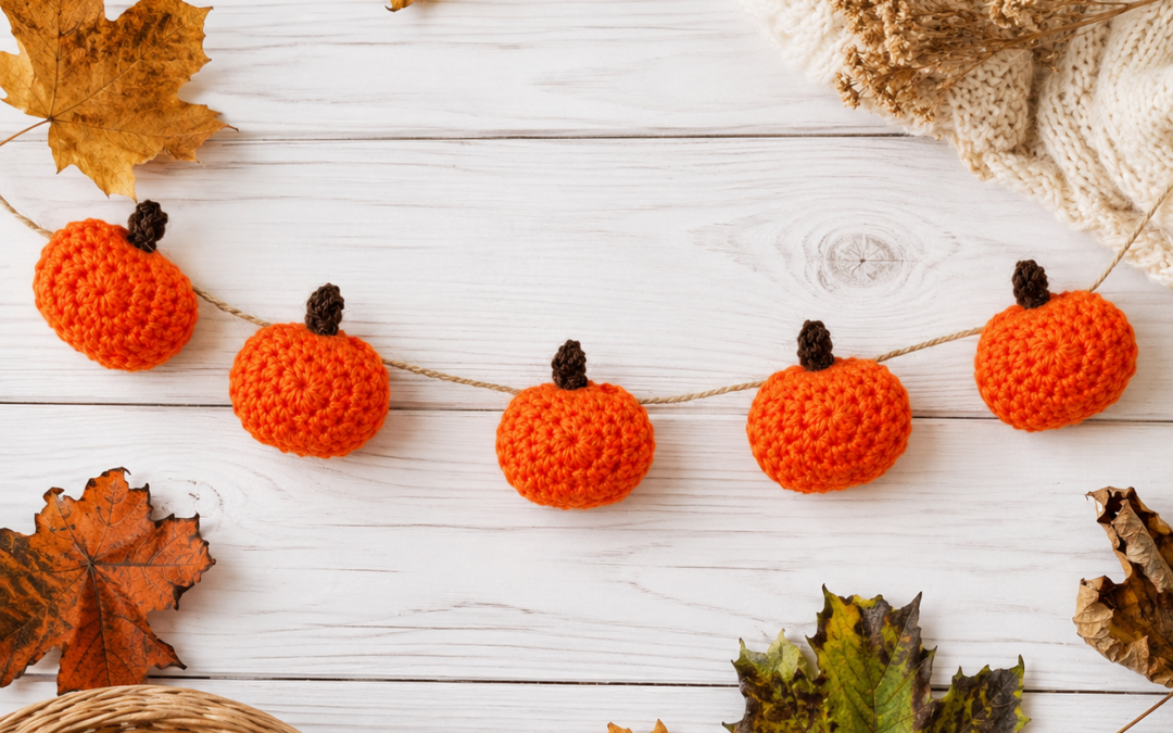 how to crochet mini pumpkins